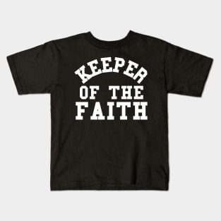 Keeper of the Faith Christian Hardcore Terror parody Kids T-Shirt